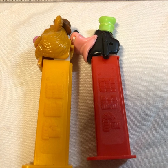 Lot Of 7 Vintage Pez Dispensers Pebbles Fozzie Pink Panther Bunnies - Picture 8 of 11
